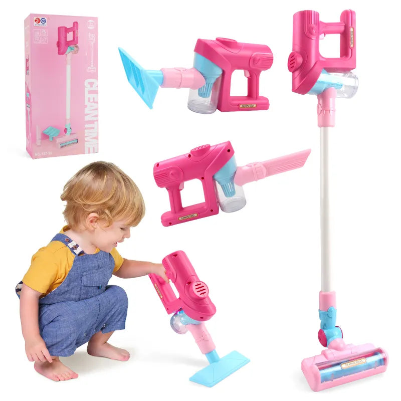 Children Play House Cleaning Vacuum Cleaner Toys Rieworkes