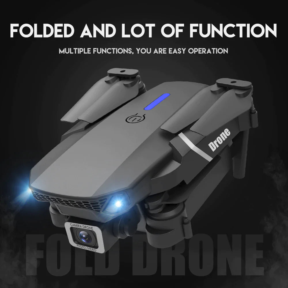 2023 New RC Drone With 4K HD Dual Camera WiFi FPV Foldable Quadcopter +4 Battery Mimarta