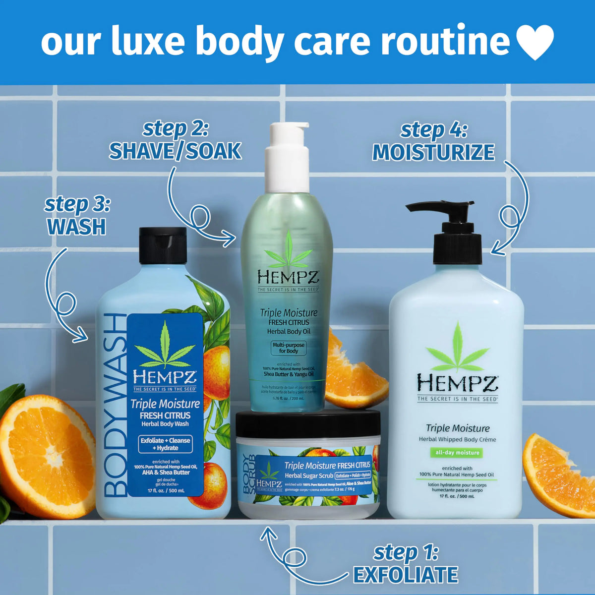 HEMPZ Triple Moisture Body Moisturizer, 17 Oz – Hydrating Lotion Rich with Minerals, Vitamin C, & Hempseed Oil to Nourish & Repair Extremely Dry or Sensitive Skin for Body 17 Fl Oz (Pack of 1) Rieworkes