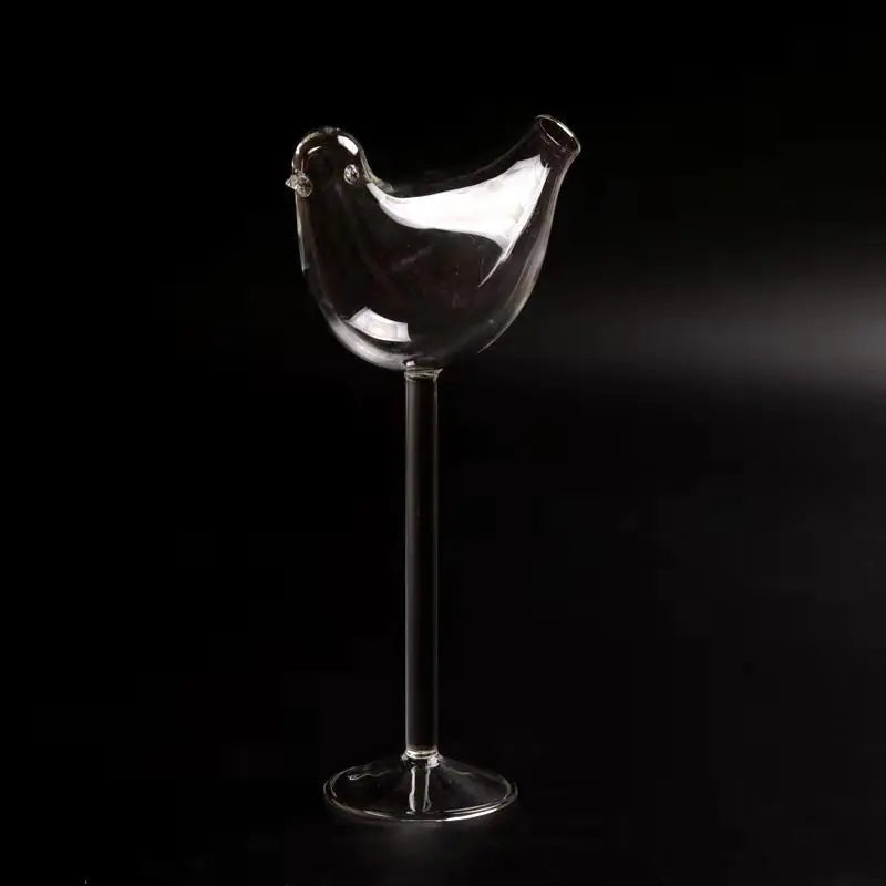 Creative Bird-Shaped Cocktail and Champagne Glass Mimarta