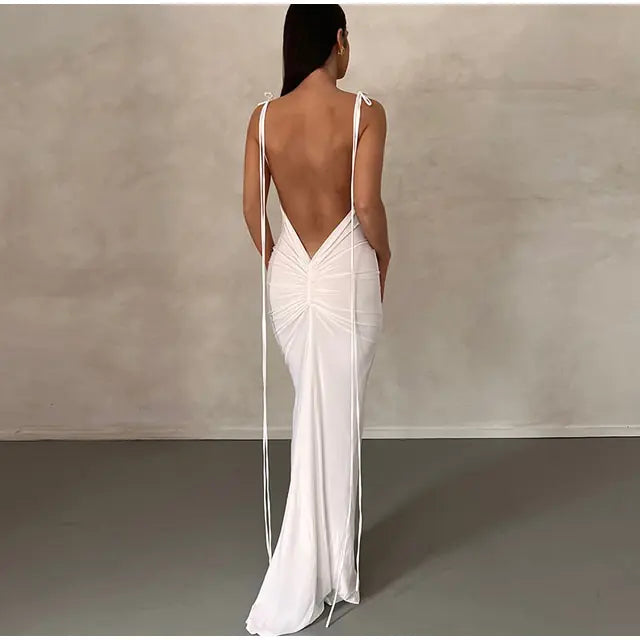 Sexy Backless Party Dress Rieworkes