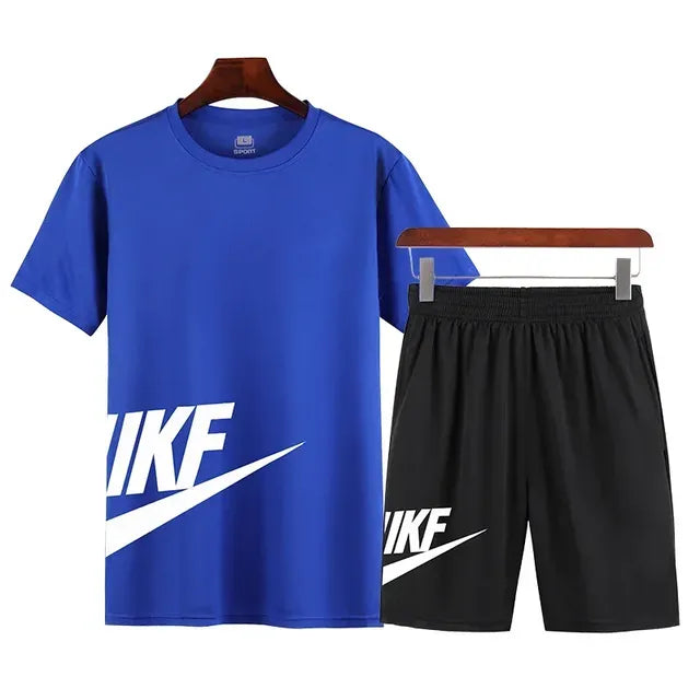 Luxury Men's T-Shirt and Shorts Set for Teens (2 Pieces) Mimarta