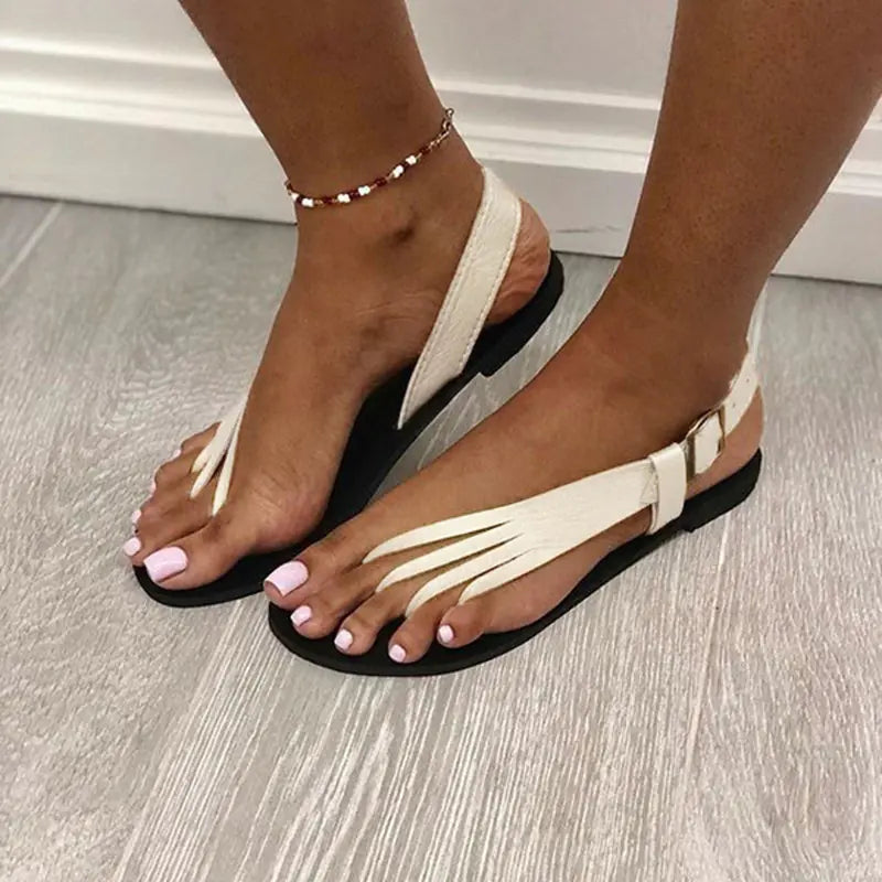 Large Size Women's Fashion Flat Flip Flops Sandals Mimarta