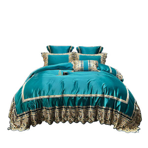 Luxury Belle Series Silk Cotton Bedding Set (4 Pieces) Mimarta