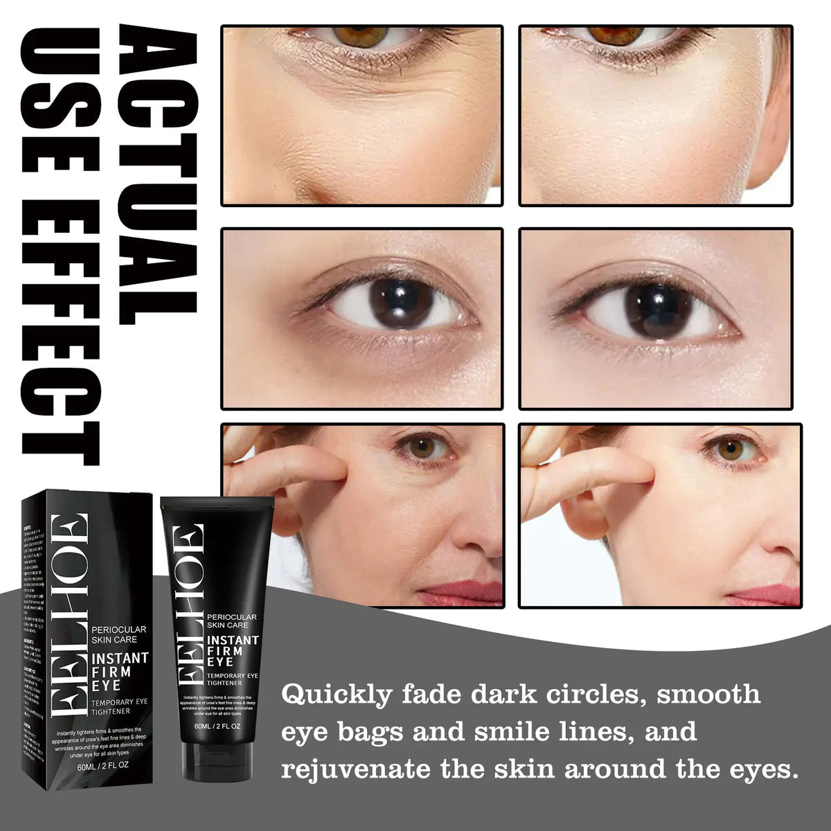 EELHOE Eye Firming And Lifting Cream Reduces Fine Lines And Wrinkles, Firming And Moisturizing Skin, Hydrating And Anti-wrinkle Eye Cream Mimarta