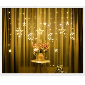 Moon Star Curtain Lights Mimarta