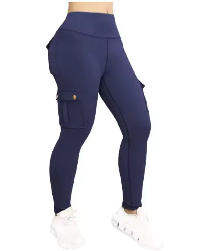 High Elastic Fitness Workwear Pants with Pockets for Women Rieworkes