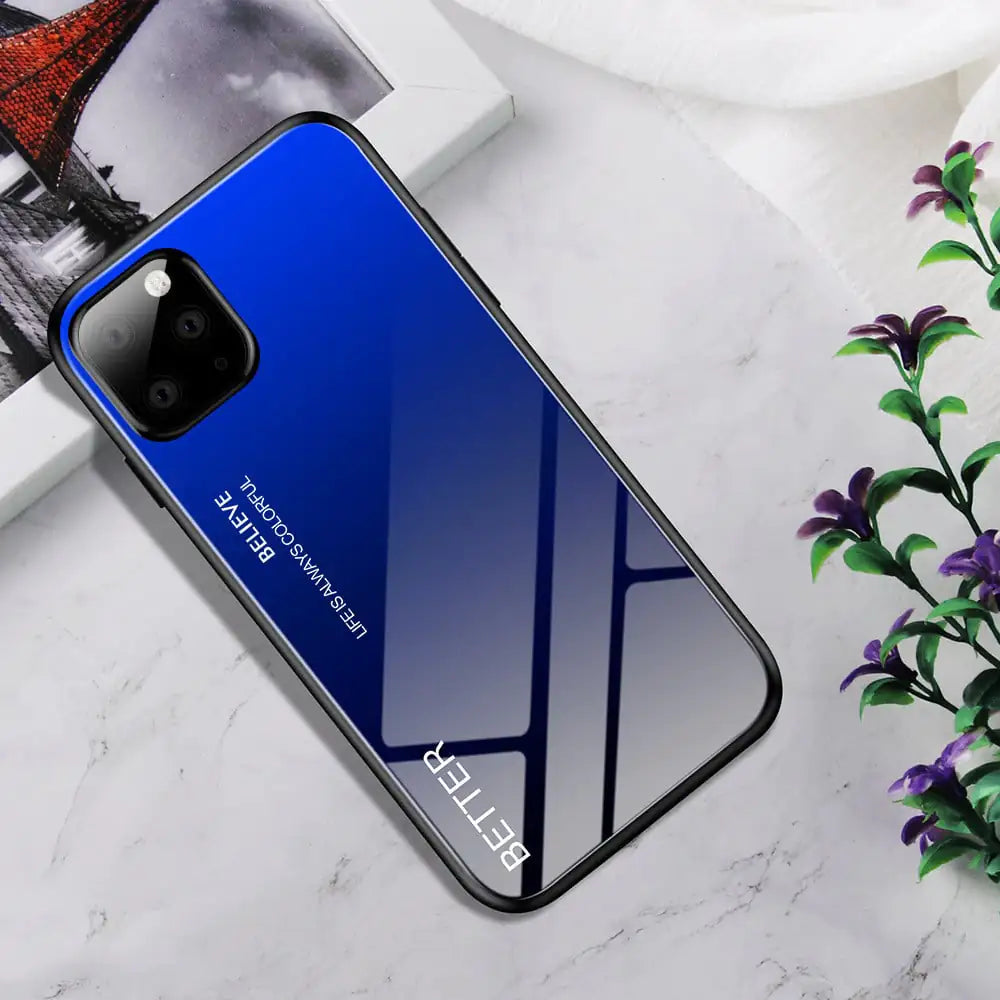 Customized Gradient Glass Phone Case Mimarta