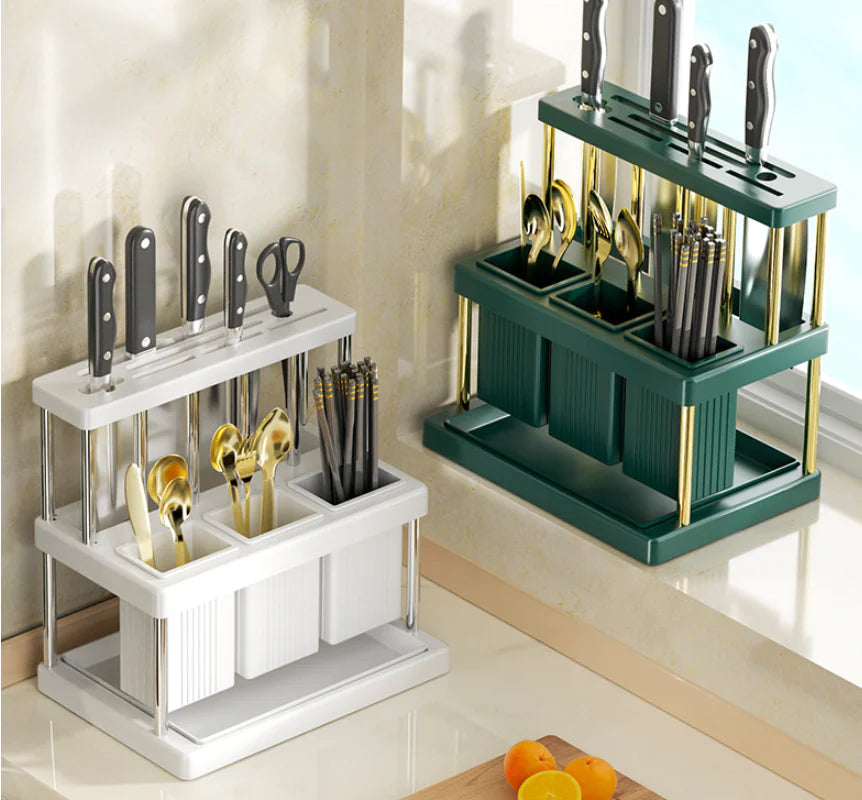 Luxury Kitchen Multifunctional Utensil Storage Rack Mimarta
