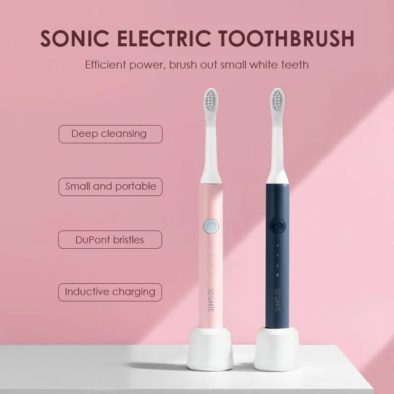 Waterproof Inductive Charging Clean Ultrasonic Smart Toothbrush Rieworkes