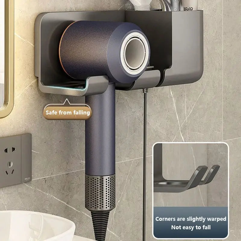 Wall Mounted Bathroom Storage Holder for Hair Tools Mimarta