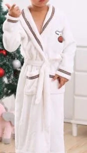 Winter Coral Fleece Thick Bathrobe Rieworkes