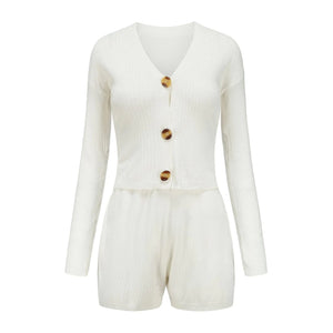 Fashionable Women's Sweater and Shorts Set (2 Pieces) Mimarta