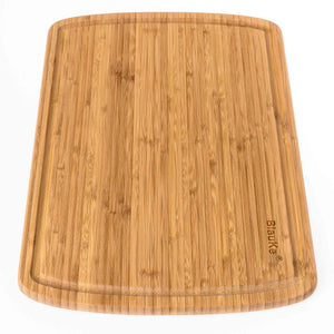 Extra Large Wood Cutting Board 18x12 inch - Butcher Block with Juice Groove, Serving Tray - Wooden Chopping Board for Kitchen Mimarta