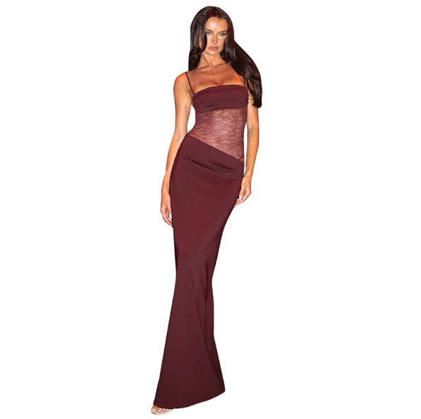 Transparent Mesh Lace Beach Dress Rieworkes