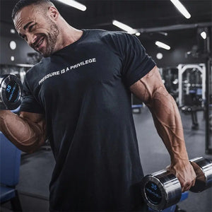 Men's Summer Printed Gym Sports Tee Rieworkes