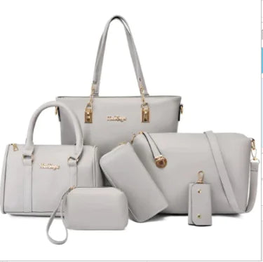 Luxury Leather Bag Set of 6 - Fashionable Design Mimarta