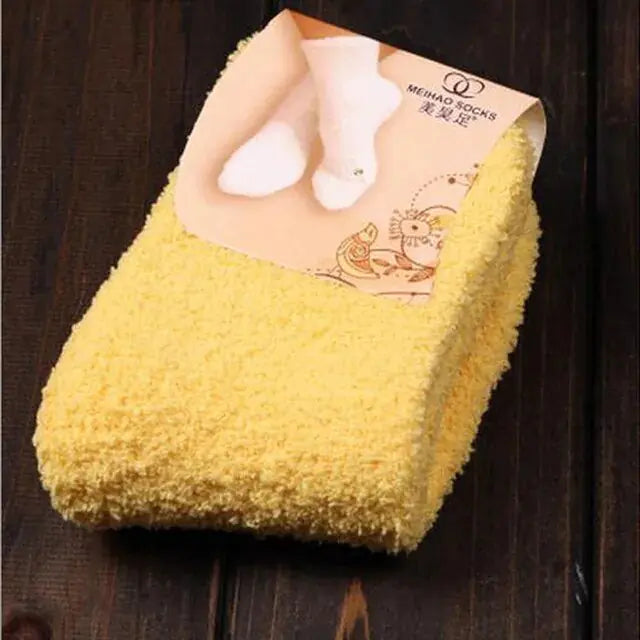 Women's Bed Socks Pure Color Rieworkes