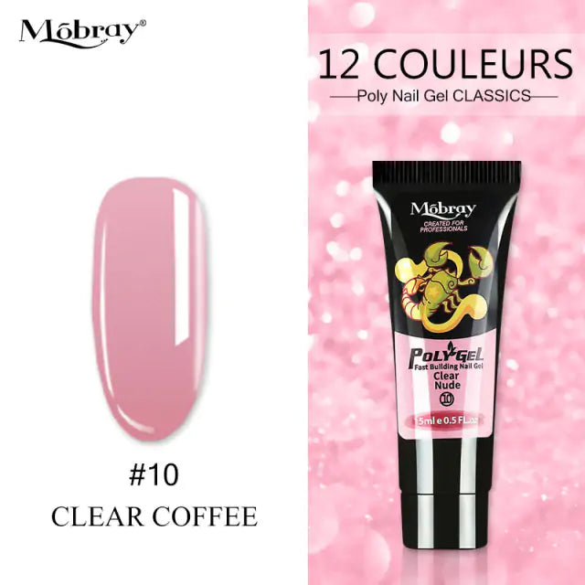 Poly Acrylic Gel: 15ML UV Gel for Nail Extension - 38 Colors Rieworkes