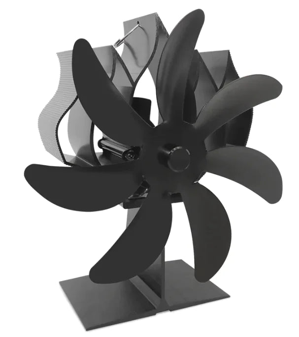 Ice Fishing Fire Protection Fireplace Fan – Efficient Heat Distribution Fan Mimarta