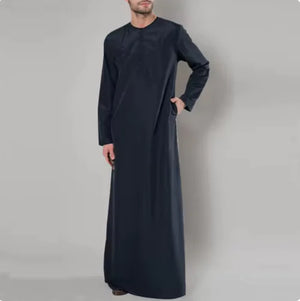 Men's Islamic Long Sleeve Kurta Robe Rieworkes
