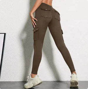 High Elastic Fitness Workwear Pants with Pockets for Women Rieworkes