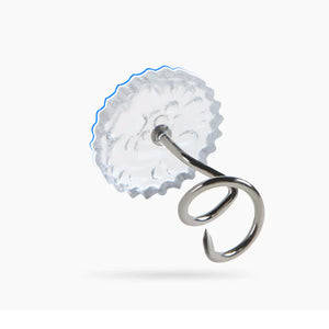 50 Pcs Upholstery Tacks Headliner Pins Clear Heads Twist Bed Fabric Sofa Chair Mimarta