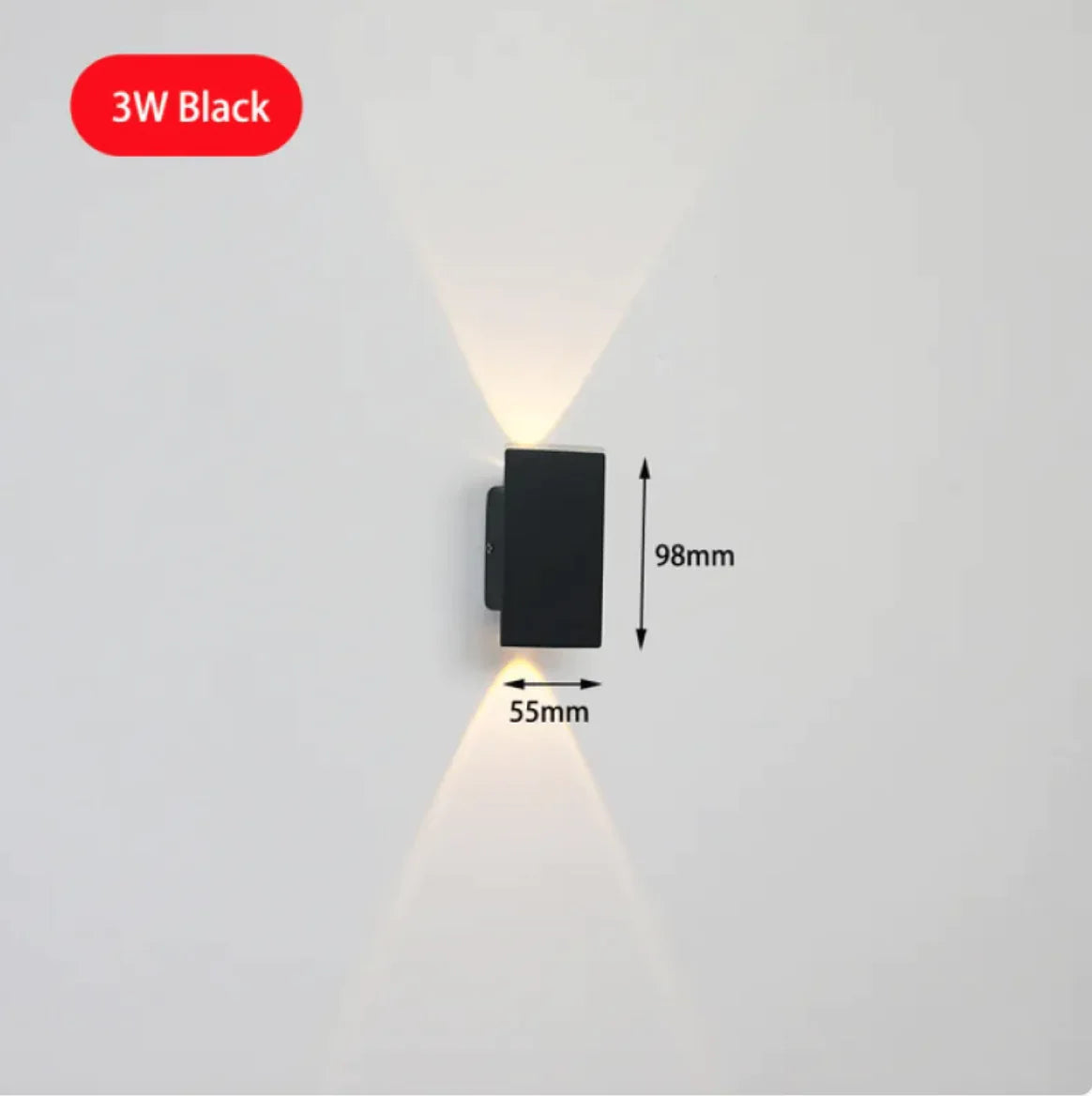 Modern 6W LED Indoor Wall Lamp for Bedroom and Living Room Rieworkes