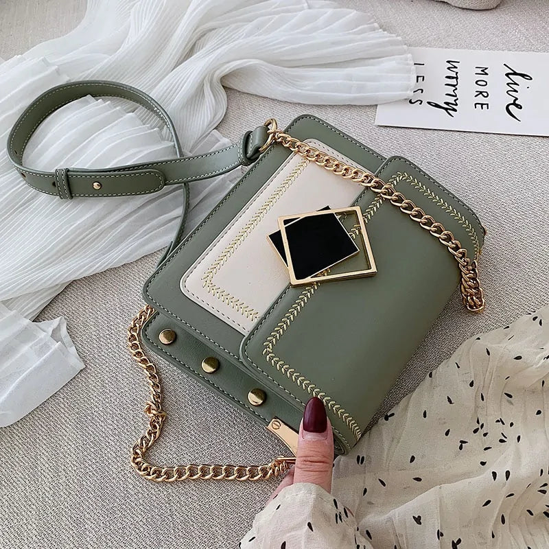 Chain Leather Crossbody Bags Rieworkes
