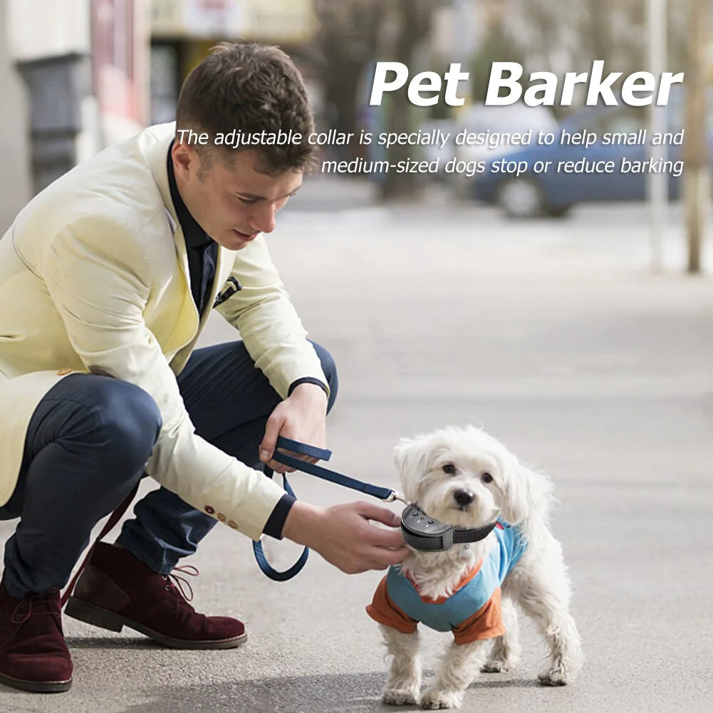 Automatic Anti Bark Barking Dog Shock Control Collar Device Large Medium Small Rieworkes