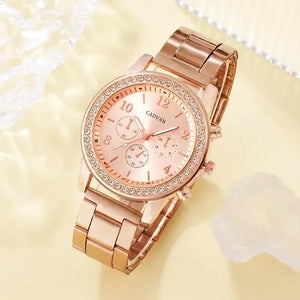 Rose Gold Luxury Watch Set Rieworkes