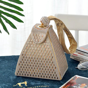 New Triangle Diamond Handbag for Evening Dresses Mimarta