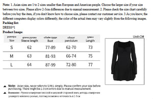 Socialite Style Elegant Slim Fit Fitted Waist Bubble Long Sleeve Dress Rieworkes