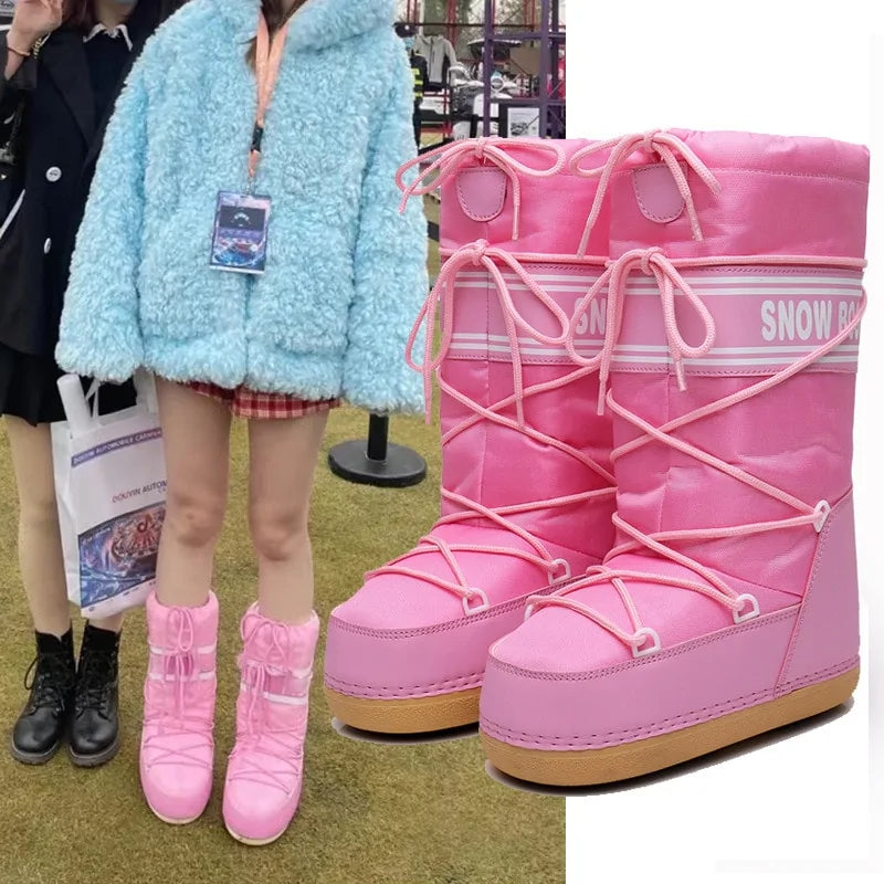 Women Boots Waterproof Winter Shoes Rieworkes