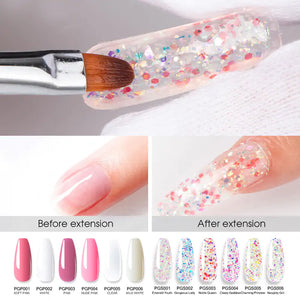 Poly Acrylic Gel: 15ML UV Gel for Nail Extension - 38 Colors Rieworkes