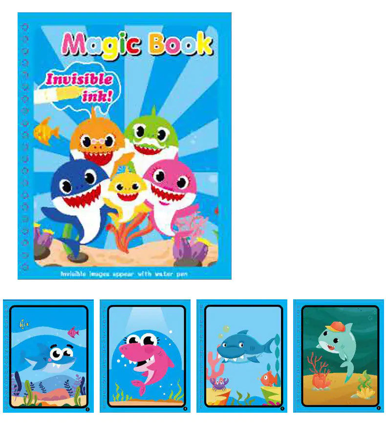Children's Magic Water Painting Book Coloring And Coloring Book Rieworkes