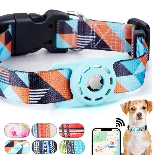 Digital Printing Collar for Apple Airtag - Pets Accessories Mimarta