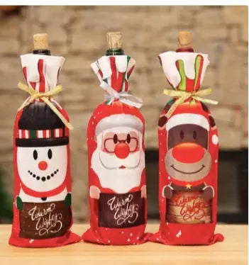 Wine Bottle Cover Christmas Decorations Rieworkes