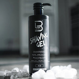 Level 3 Shaving Gel - Straight Razor Shave Gel - Non-Irritating - Refreshing Smell L3 - No Hot Towel Necessary - Level Three Razor Gel Ice 16.9 Fl Oz (Pack of 1) Rieworkes