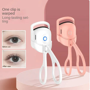 Portable Electric Heated Eyelash Curler Rieworkes