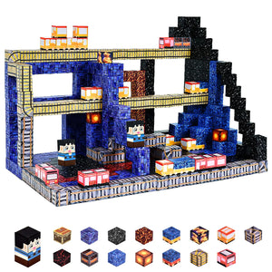 Aleath Magnetic Blocks Building Toys for Kids: 100PCS Magnet Cubes Trains Set - Kids Toys for Christmas Birthday Gifts - Magnetic Toys for Boys & Girls 3+ Mimarta