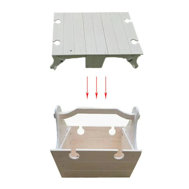 Folding Picnic Basket / Table Rieworkes
