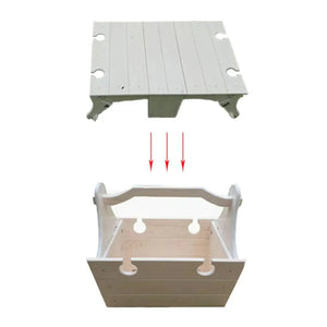 Folding Picnic Basket / Table Rieworkes