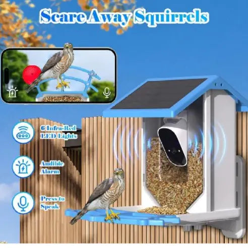 Solar Bird Feeder With Camera Rieworkes