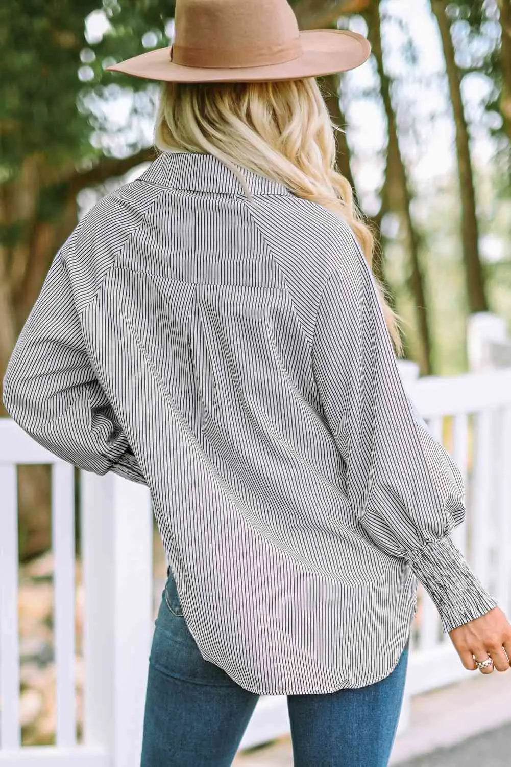 Fernanda Lantern Sleeve Shirt Rieworkes