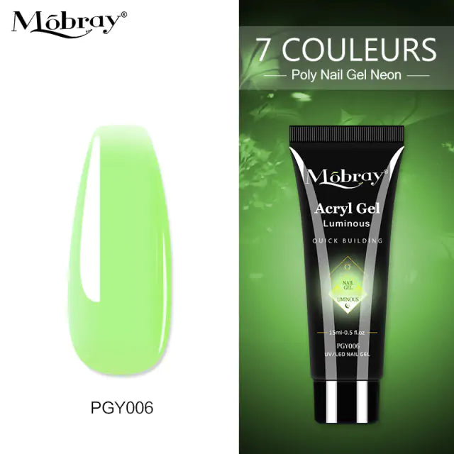 Poly Acrylic Gel: 15ML UV Gel for Nail Extension - 38 Colors Rieworkes