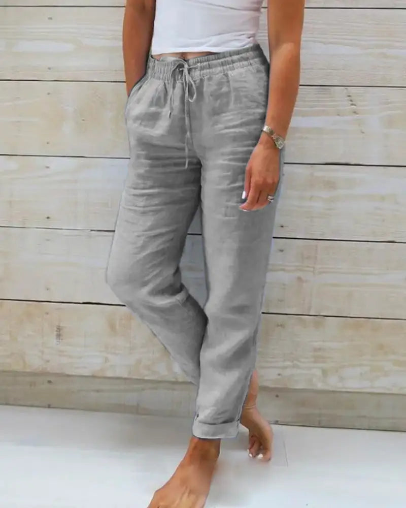 Linen Pants For Woman Rieworkes
