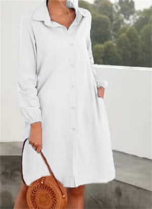Long Sleeve Solid Color Cardigan and Skirt Set for Women Mimarta
