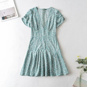 Floral Short Dress Rieworkes