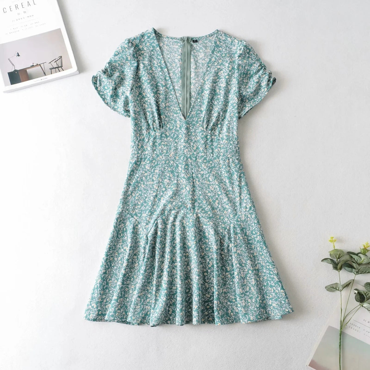 Floral Short Dress Rieworkes